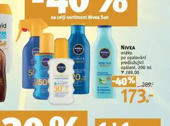 Rossmann Nivea mléko po opalování nabídka