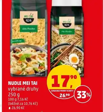 Penny Market NUDLE MEI TAI vybrané druhy nabídka