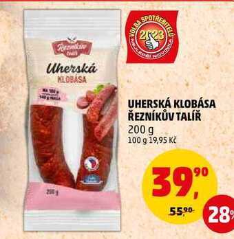 Penny Market Uherská klobása řezníkův talíř, 200 g nabídka