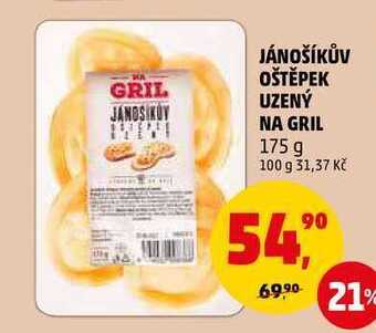 Penny Market Jánošíkův oštěpek uzený na gril, 175 g nabídka
