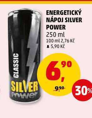 Penny Market Energetický nápoj silver power, 250 ml nabídka