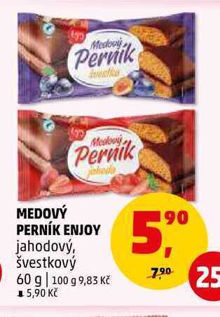 Penny Market Medový perník enjoy, 60 g nabídka