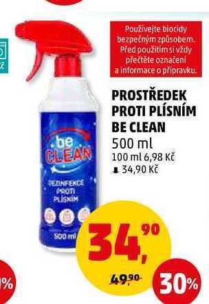 Penny Market Prostředek proti plísním be clean, 500 ml nabídka