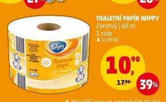 Penny Market Toaletní papír wippy, 1 role nabídka