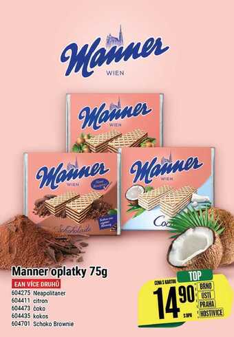 Tamda Foods Manner oplatky 75 g nabídka