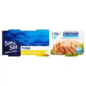 Tamda Foods Sun & sea tuňák ve slunečnicovém oleji 3 x 80g nabídka