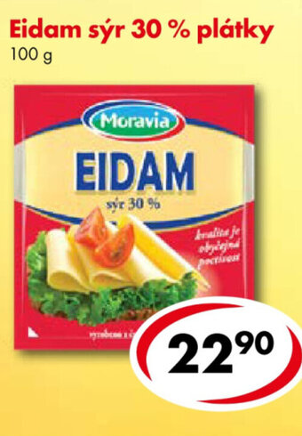 CBA Eidam sýr 30 % plátky nabídka