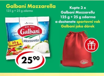 CBA Galbani Mozzarella 125 g + 25 g zdarma nabídka