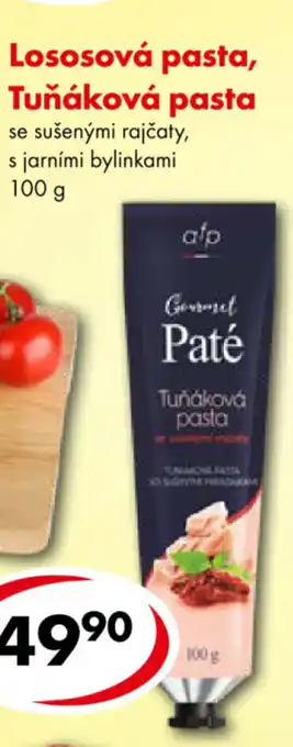 Lososová pasta, Tuňáková pasta