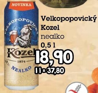 PLUS JIP Velkopopovický Kozel nabídka