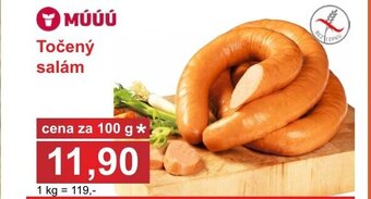 PLUS JIP Točený salám nabídka