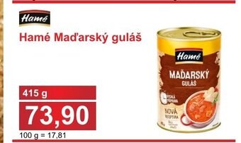 PLUS JIP Hamé Maďarský guláš nabídka