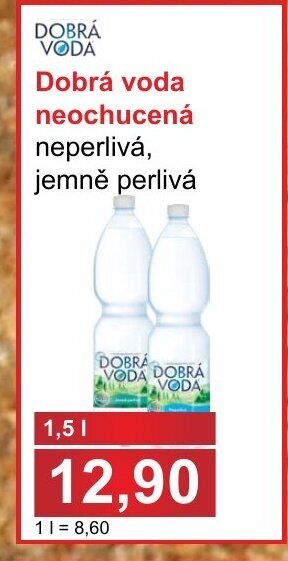 PLUS JIP Dobrá voda neochucená nabídka