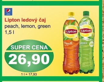 PLUS JIP Lipton ledový čaj nabídka
