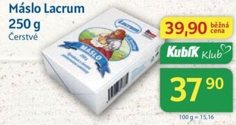 Kubík potraviny Máslo Lacrum 250 g nabídka