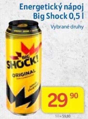 Kubík potraviny Energetický nápoj Big Shock 0,5L nabídka