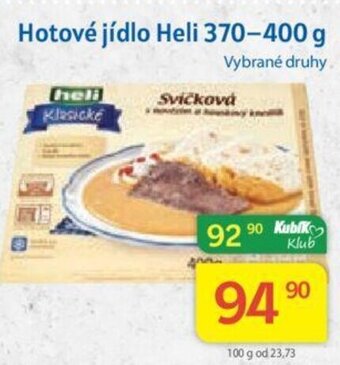 Kubík potraviny Hotové jídlo Heli 370-400 g nabídka