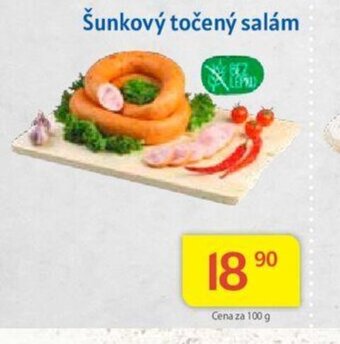 Kubík potraviny Šunkový točený salám nabídka