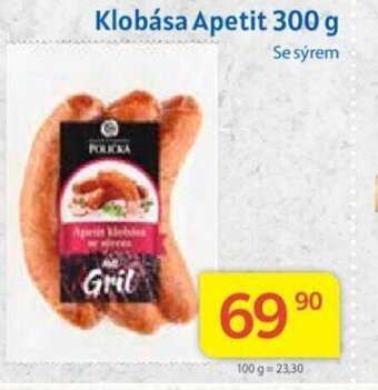 Kubík potraviny Klobása Apetit 300 g nabídka