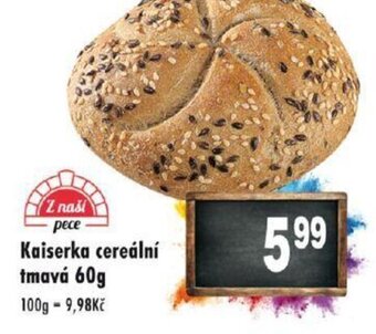 Qanto Kaiserka cereální tmavá 60g nabídka