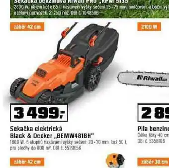 OBI Sekačka elektrická black &amp; decker nabídka