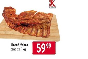 Qanto Uzená žebra cena za 1kg nabídka