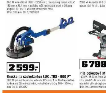 OBI Bruska na sádrokarton lux nabídka