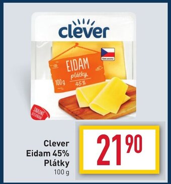 Billa Clever Eidam 45% Plátky nabídka