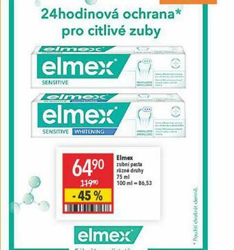 Globus Elmex zubní pasta nabídka