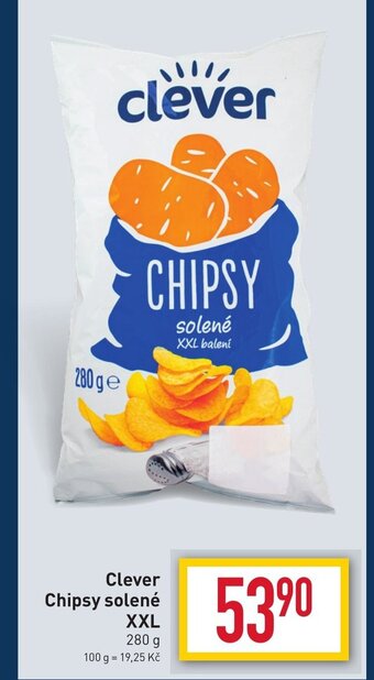 Billa Clever Chipsy solené XXL nabídka