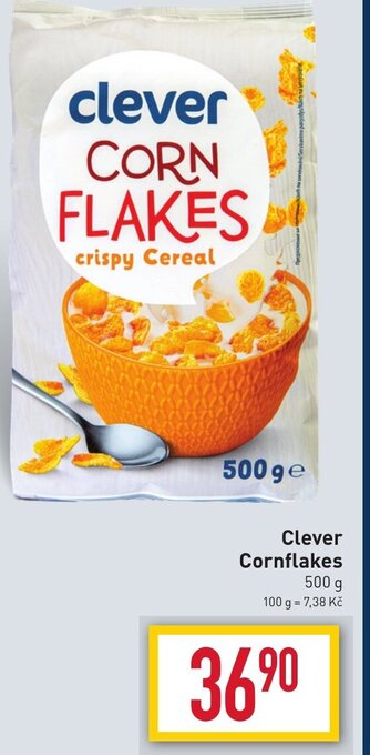 Billa Clever Cornflakes nabídka