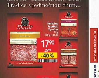 Globus Paprikáš nabídka