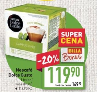 Billa Nescafé Dolce Gusto nabídka