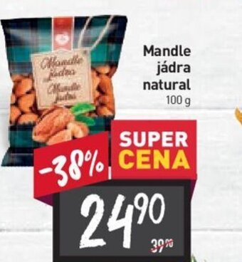 Billa Mandle jádra natural nabídka