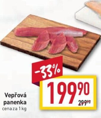 Billa Vepřová panenka cena za 1 kg nabídka