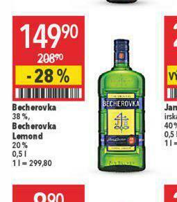 Becherovka, becherovka lemond