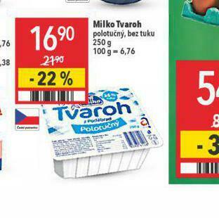 Globus Milko tvaroh nabídka