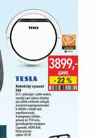 Robotický vysavač tesla