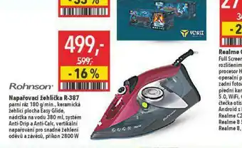 Globus Napařovací žehlička rohnson nabídka