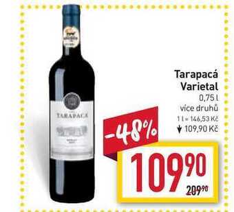 Billa Tarapacá varietal 0,75l nabídka