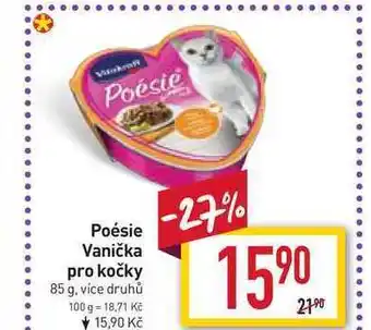Poésie vanička pro kočky 85 g