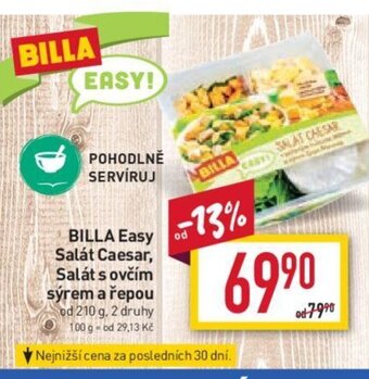 BILLA Easy Salát Caesar, Salát s ovčím sýrem a řepou