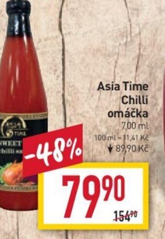 Billa Asia Time Chilli omáčka nabídka