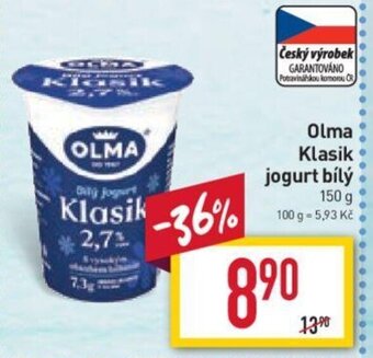 Billa Olma Klasik jogurt bílý 150 g nabídka