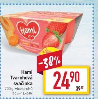 Billa Hami Tvarohová svačinka nabídka