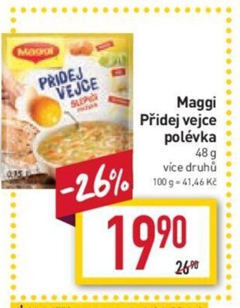 Billa Maggi Přidej vejce polévka nabídka