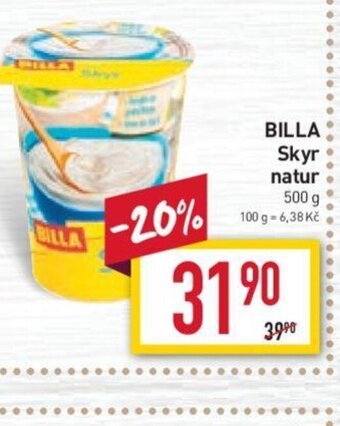 Billa BILLA Skyr natur nabídka