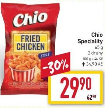 Billa Chio Speciality nabídka