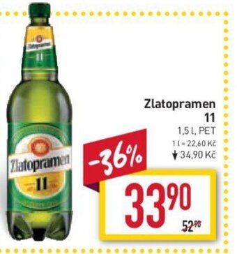 Billa Zlatopramen 11 nabídka