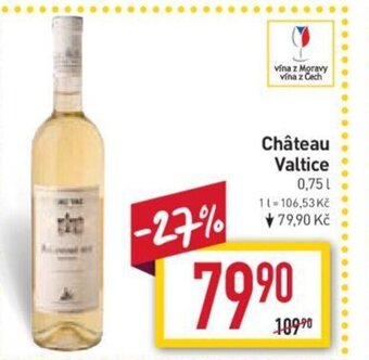 Billa Château Valtice nabídka